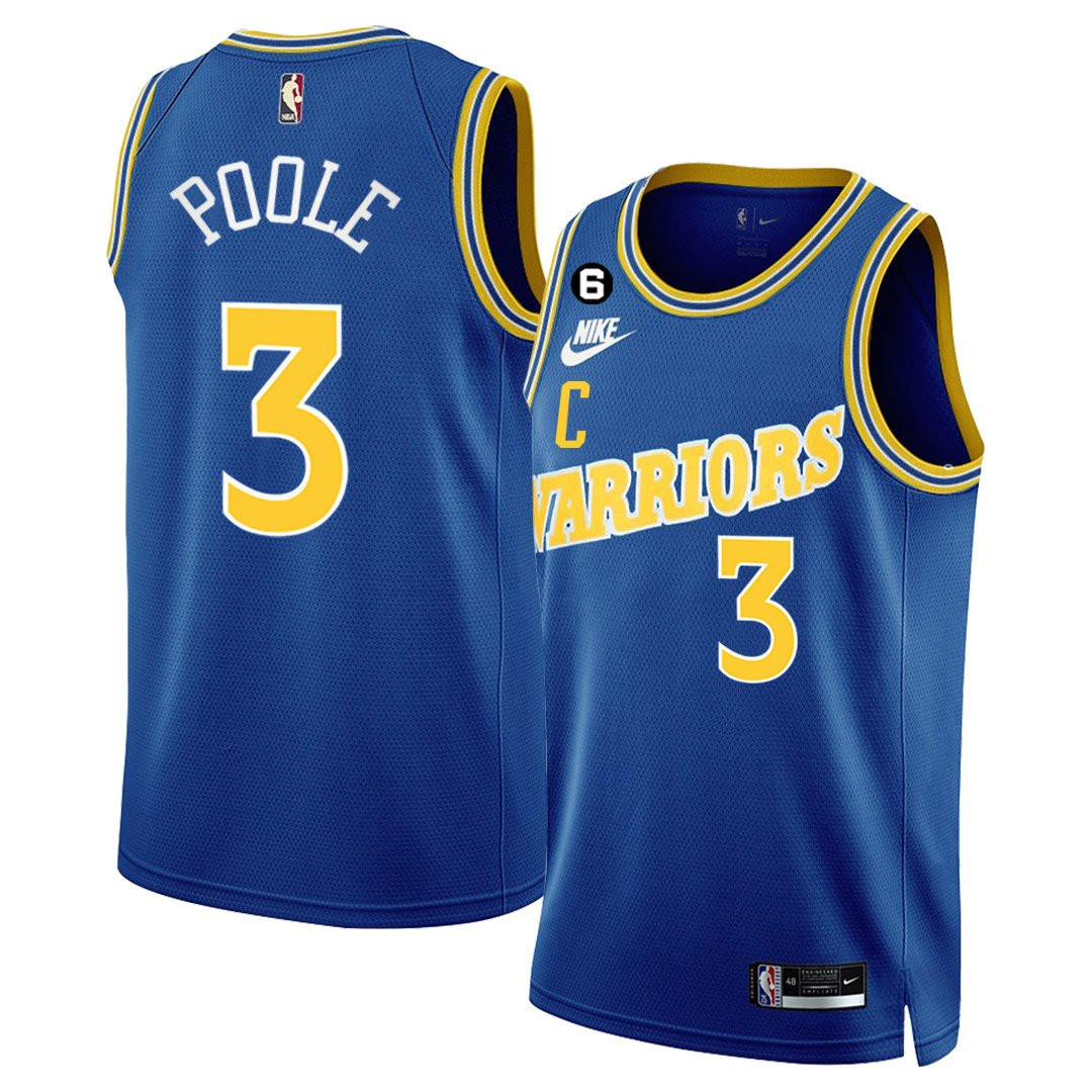 Jordan Poole Golden State Warriors 2022/23 Players - Classic Edition Jersey - All Stitched