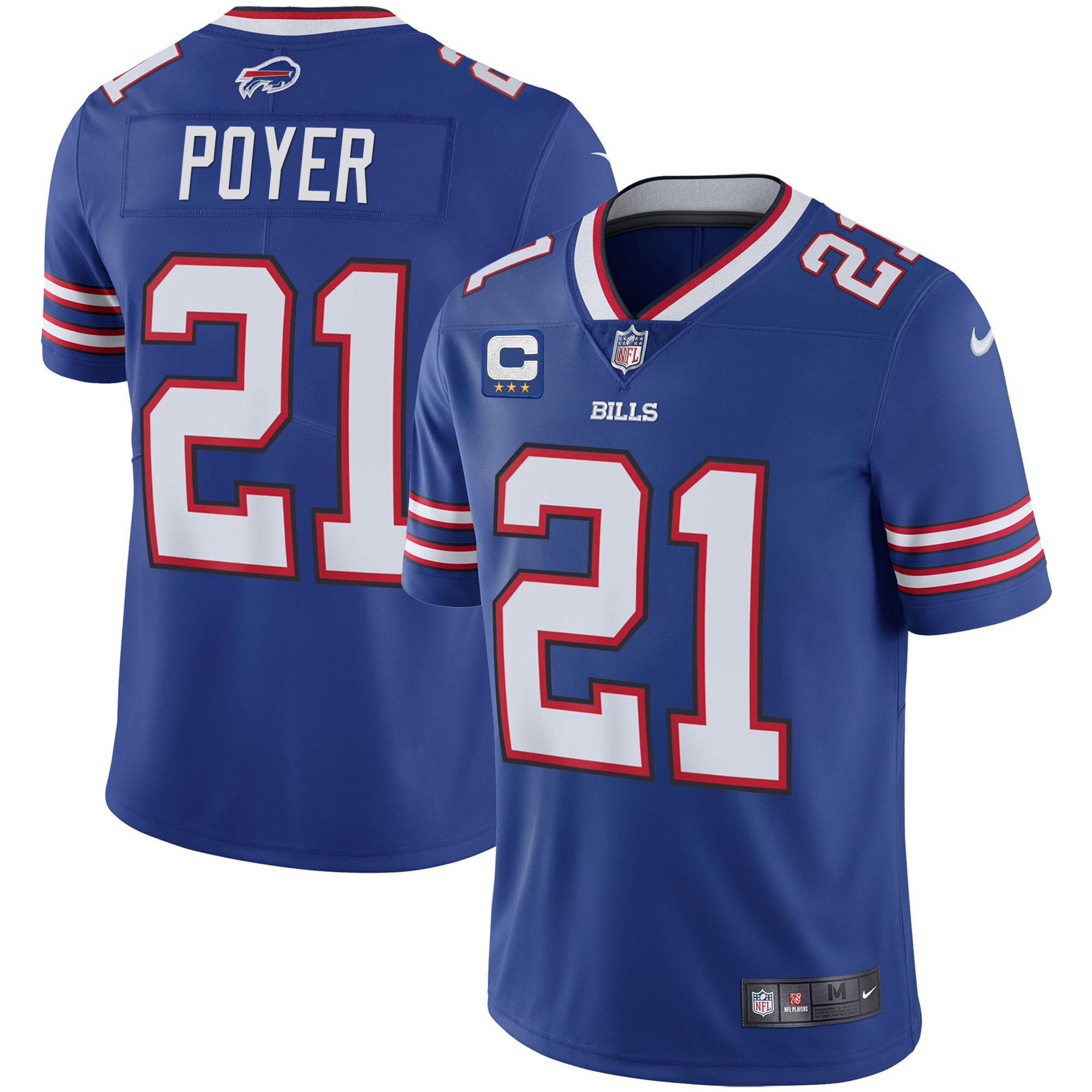 Jordan Poyer Buffalo Bills Vapor Royal Jersey - All Stitched 