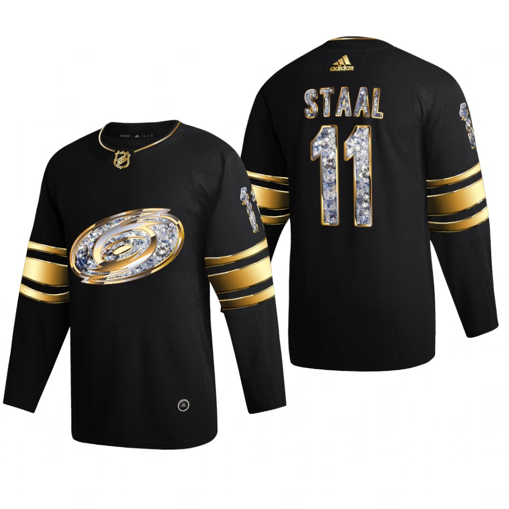 Jordan Staal #11 Carolina Hurricanes 2022 Stanley Cup Playoffs Black Diamond Edition Jersey