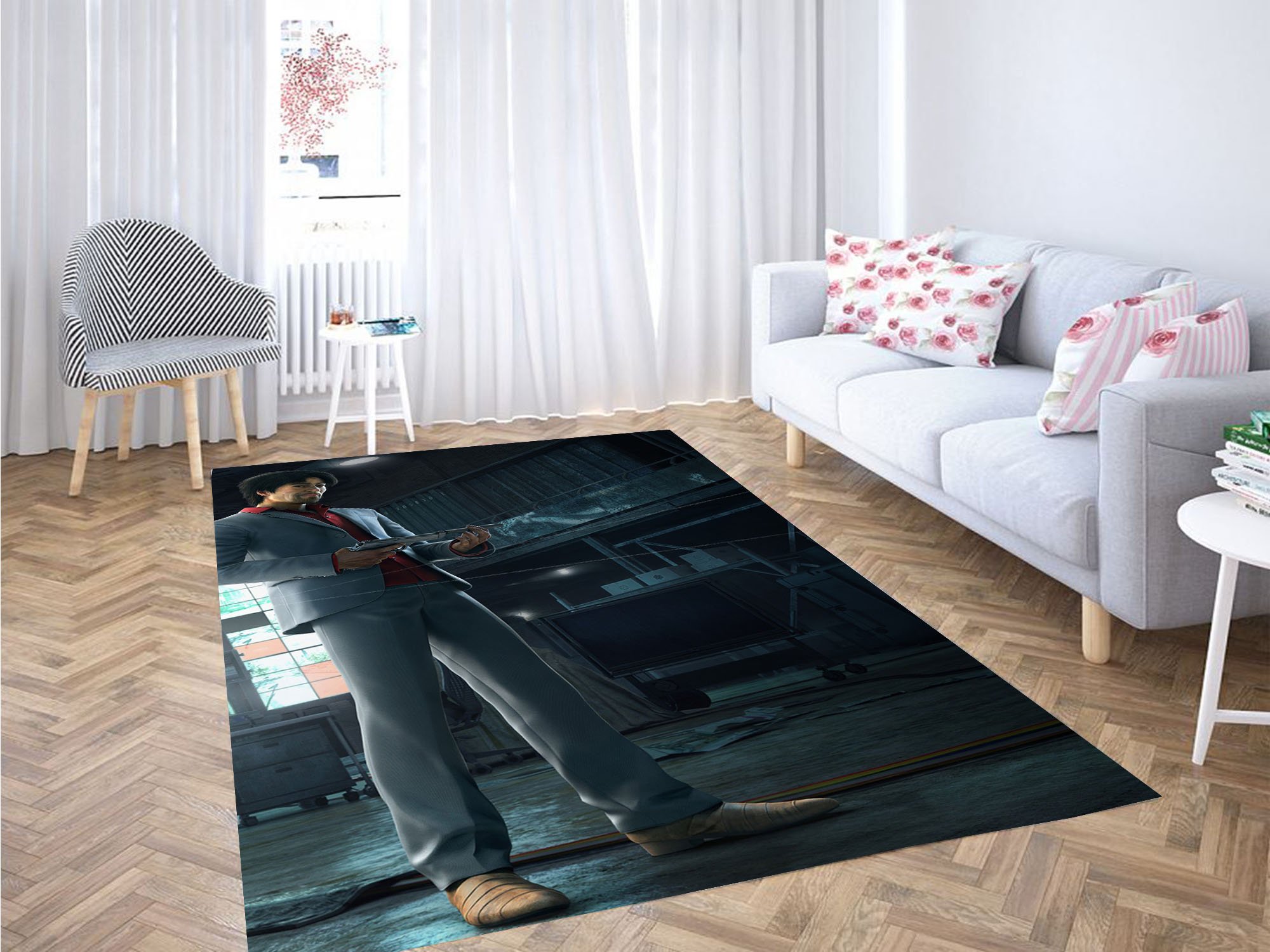 Jordi Chin Watch Dogs Carpet Rectangle Rug