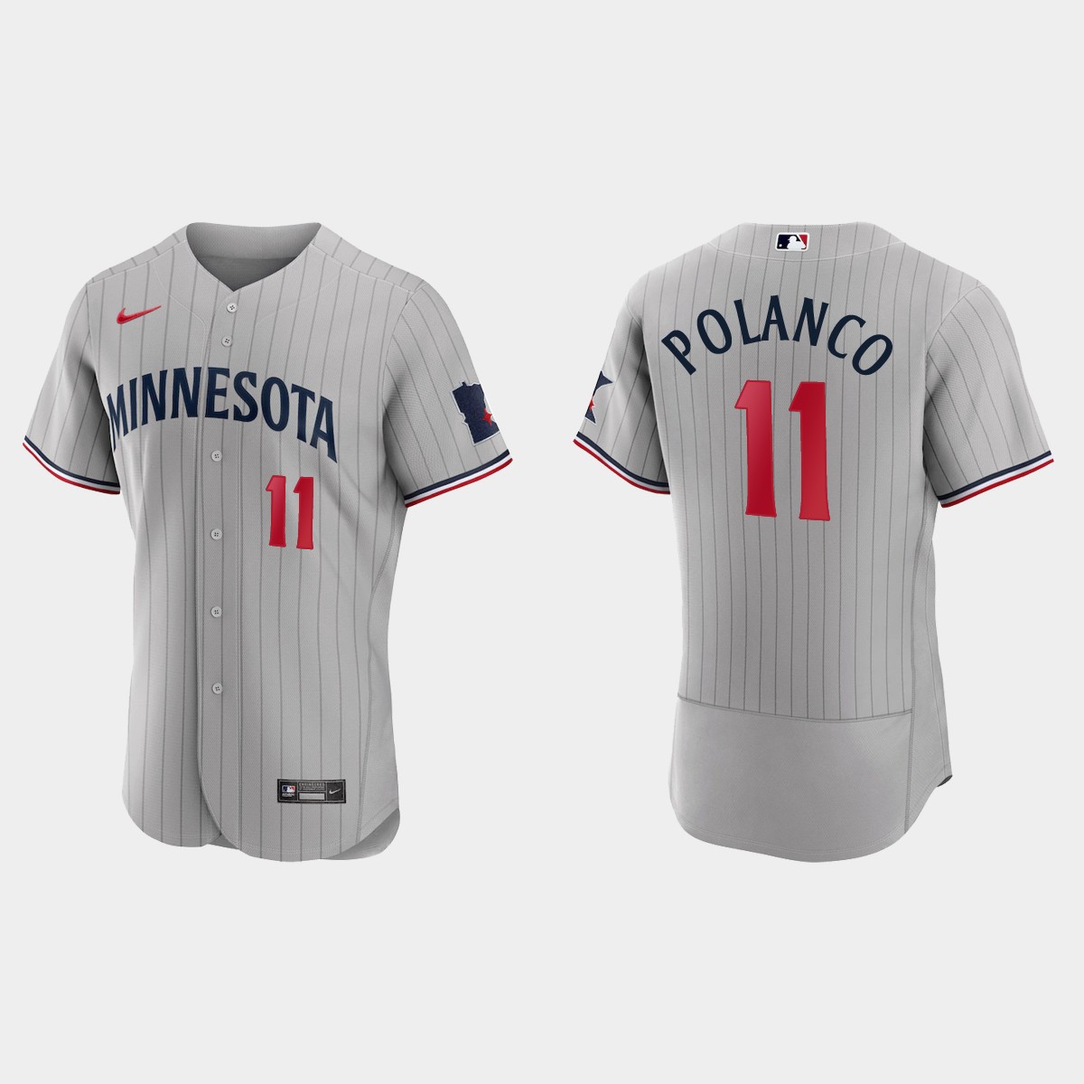 Jorge Polanco Minnesota Twins 2023 Jersey - Gray