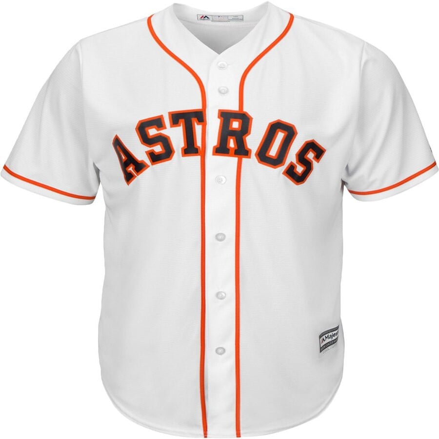 Jose Altuve Houston Astros Majestic Big And Tall Cool Base Player Stitched Jersey – White