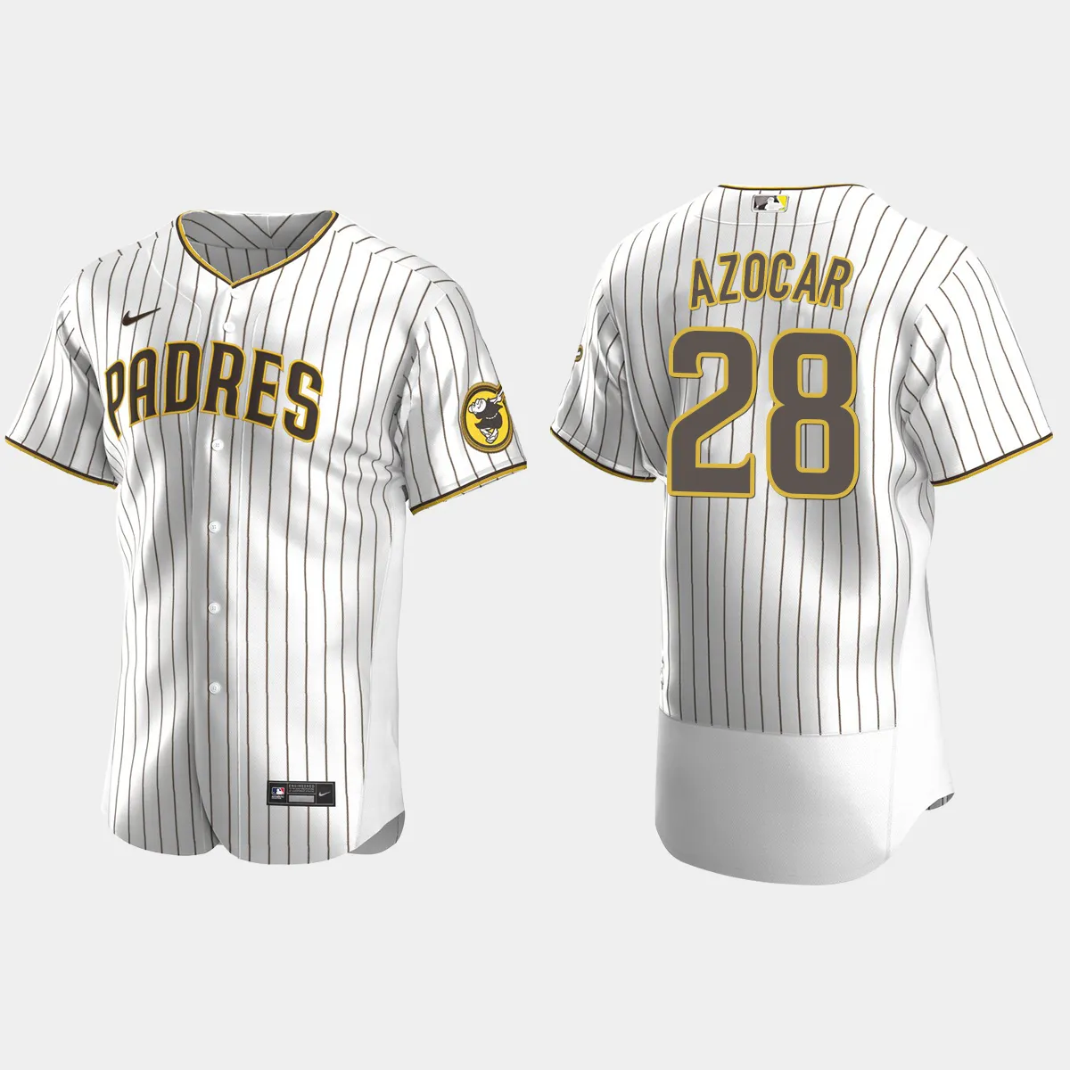 Jose Azocar San Diego Padres Alternate Jersey - White Brown
