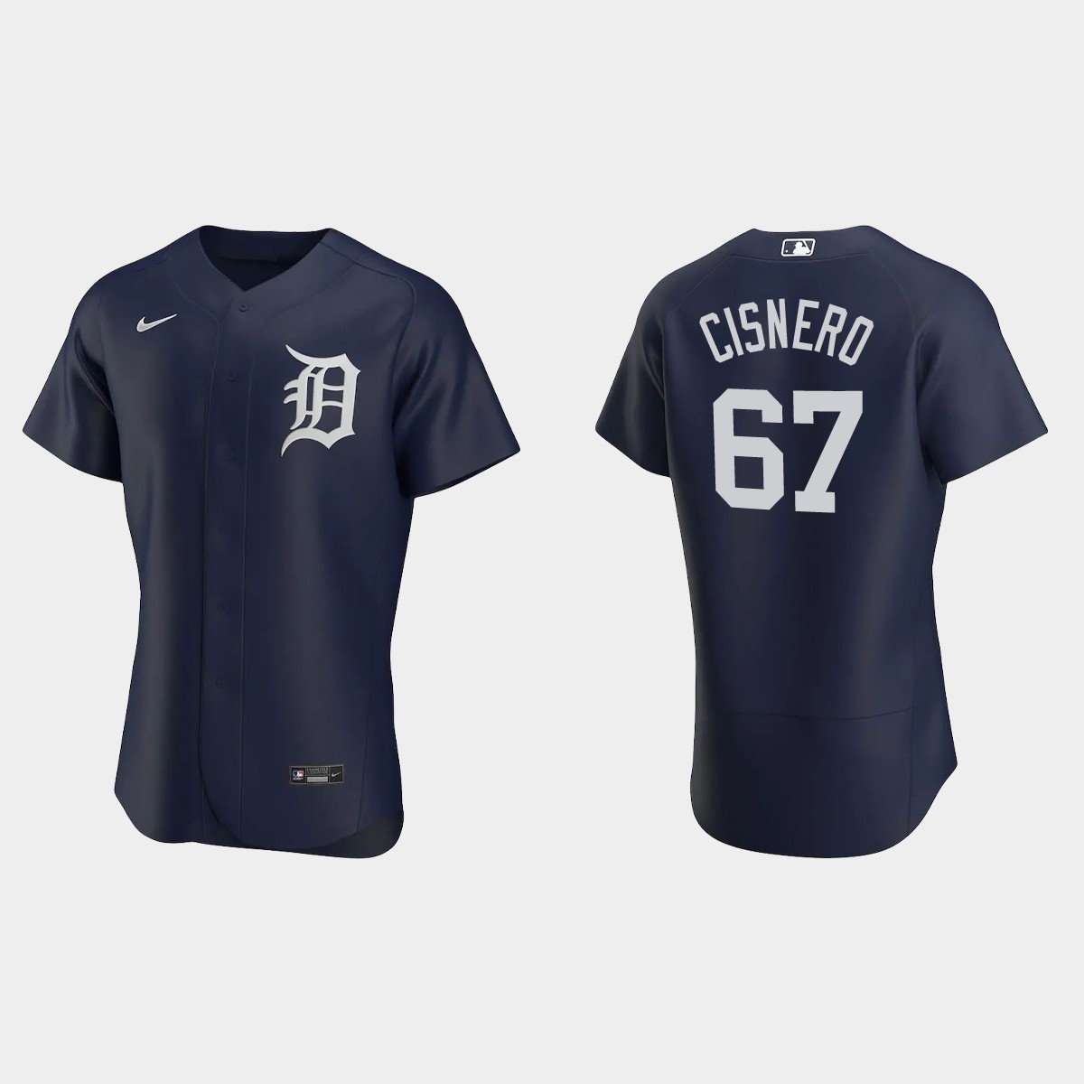 Jose Cisnero #67 Detroit Tigers Alternate Jersey - Navy
