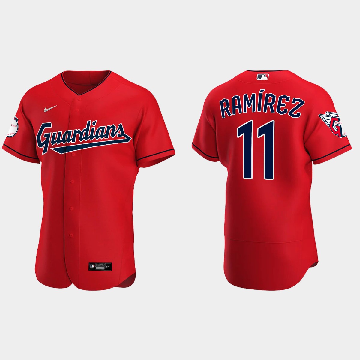 Jose Ramirez Cleveland Guardians Alternate Jersey - Red