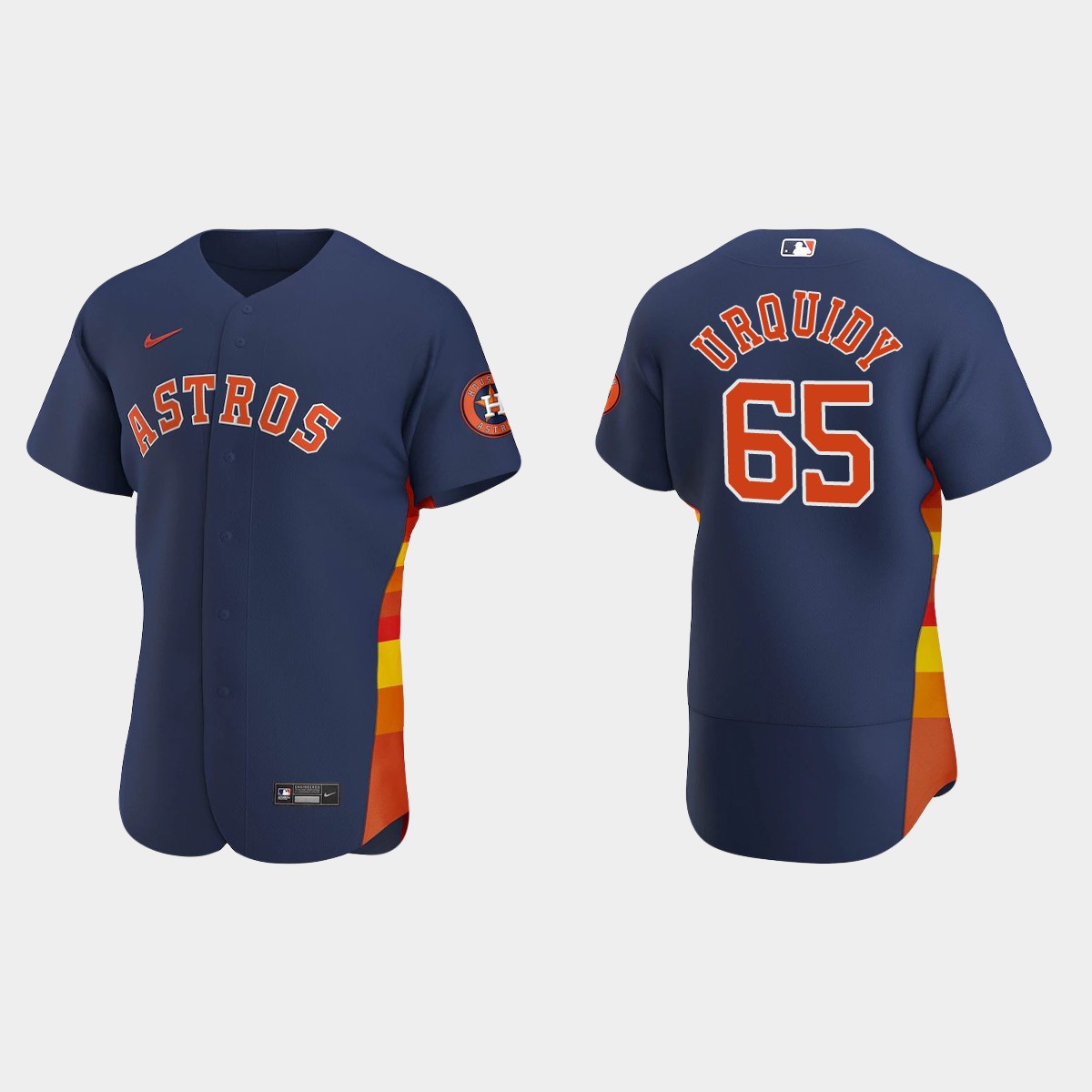 Jose Urquidy #65 Houston Astros Alternate Jersey - Navy