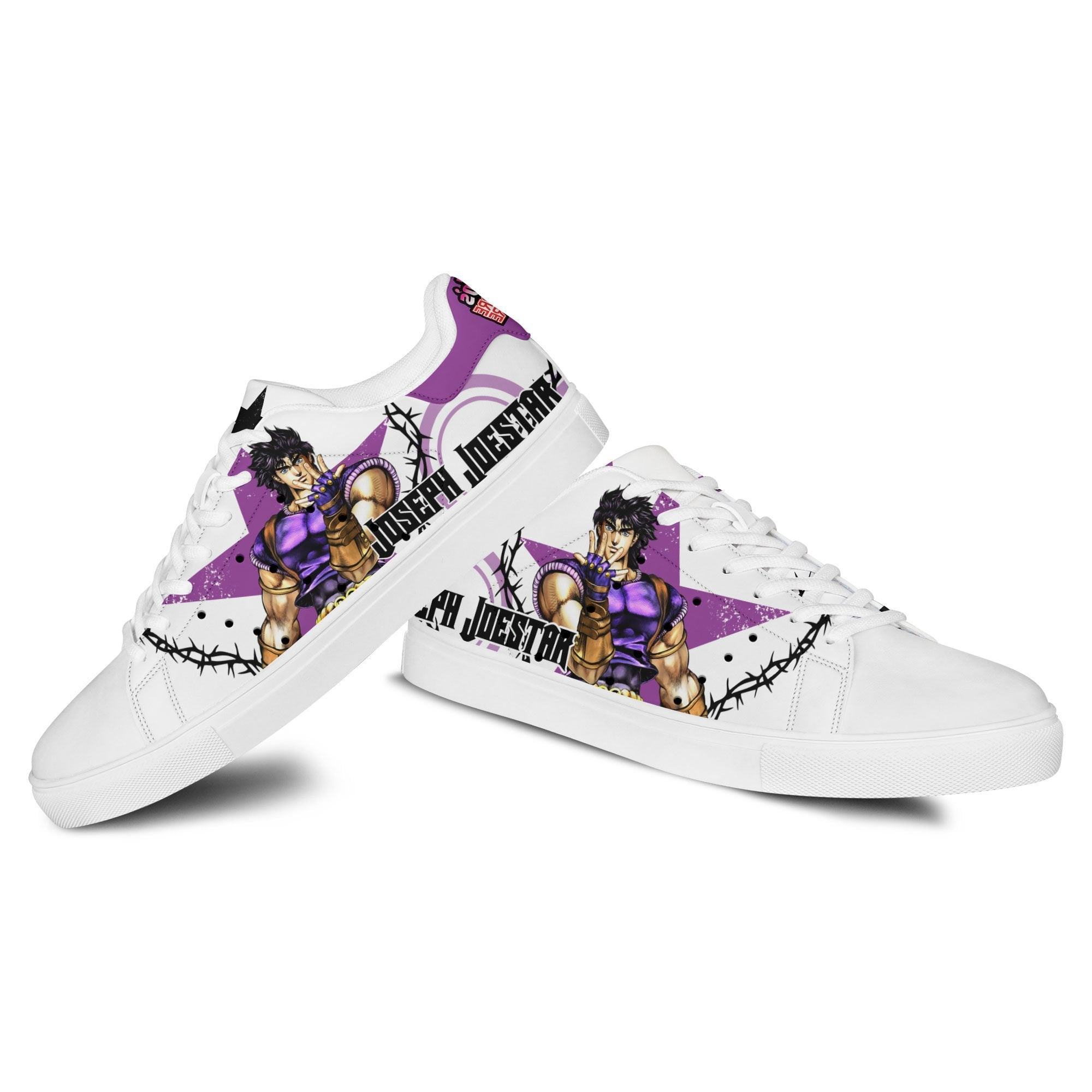 Joseph Joestar Skate Sneakers Custom Anime Jojo’s Bizarre Adventure Shoes