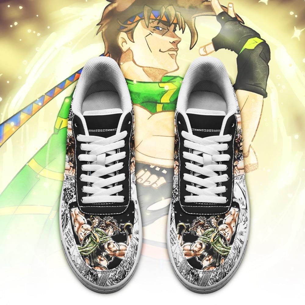 Joseph Joestar Sneakers Manga Style JoJo’s Anime Shoes Fan Gift