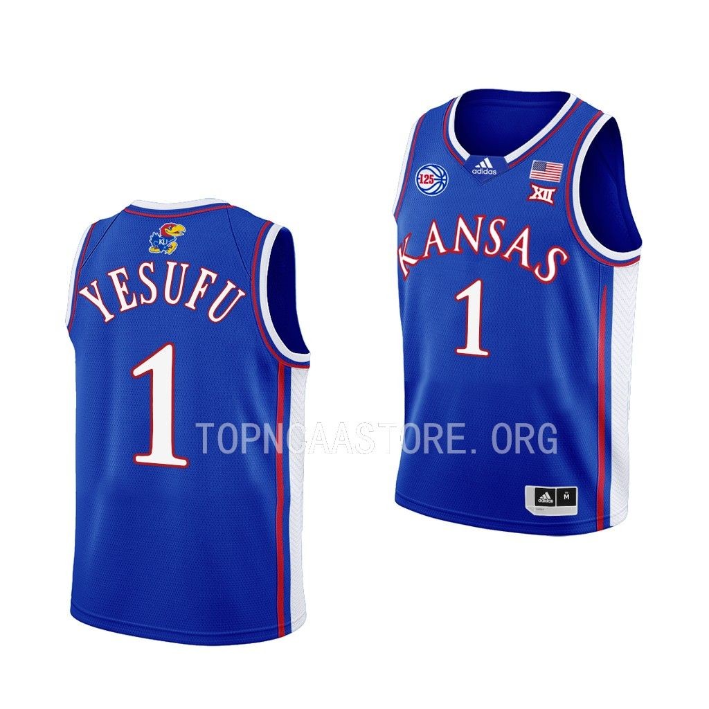 Joseph Yesufu Kansas Jayhawks Royal Swingman Youth Jersey