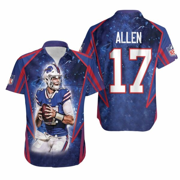 Josh Allen Buffalo Bills The Great Player Galaxy Blue For Bills Fans Hawaiian Shirt