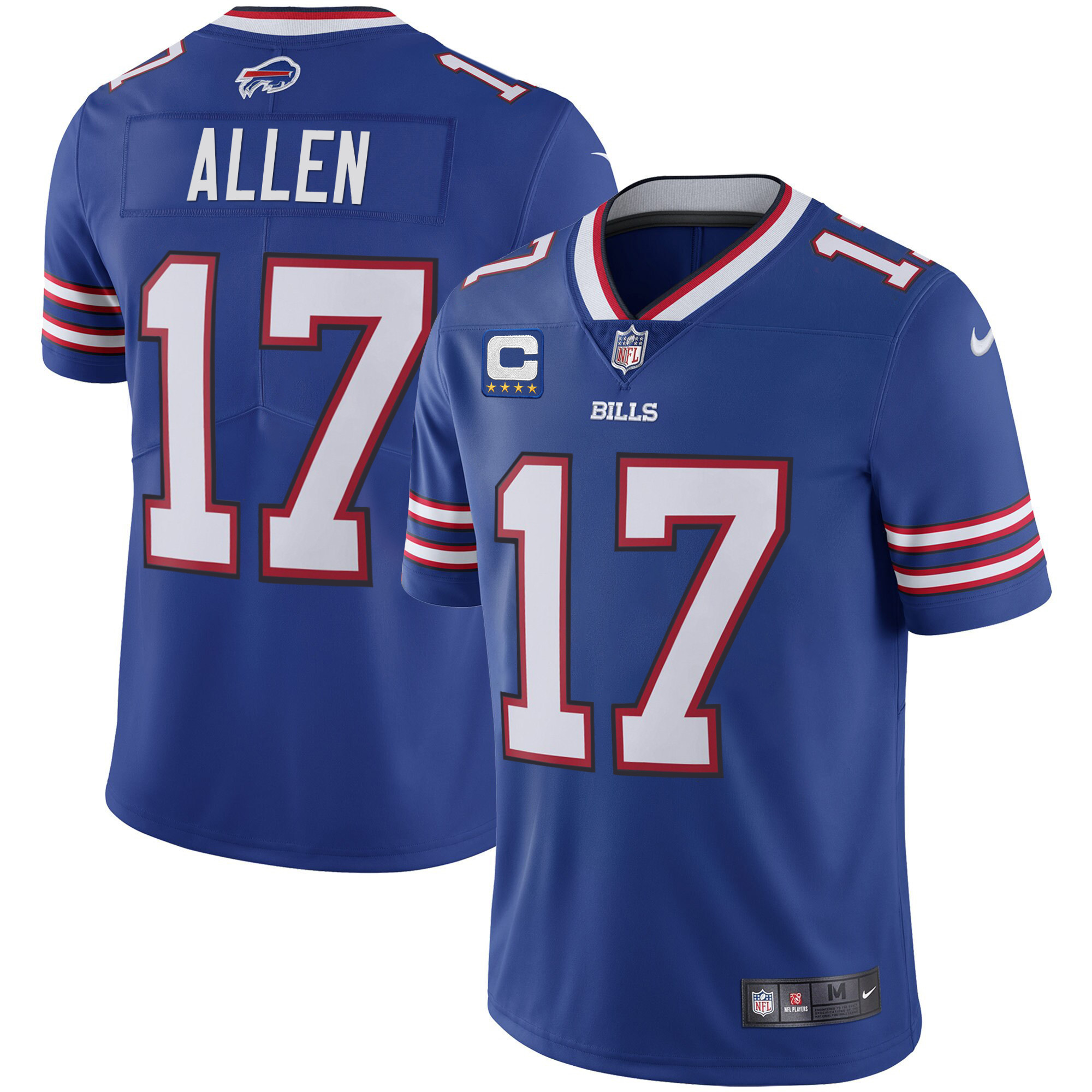 Josh Allen Buffalo Bills Vapor Royal Jersey - All Stitched 