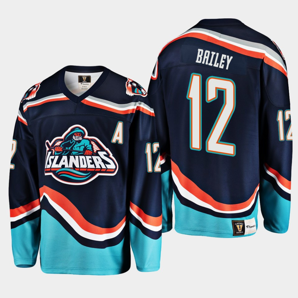 Josh Bailey 12 New York Islanders Navy Reverse Retro 2.0 Stitched Jersey 2022-23