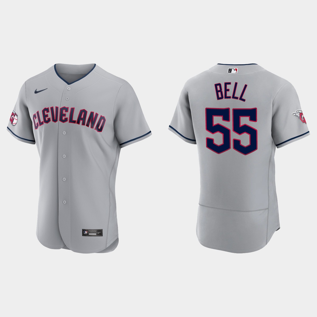 Josh Bell Cleveland Guardians Jersey - Gray
