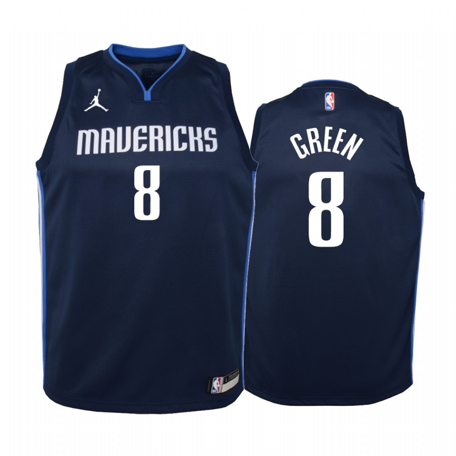 Josh Green Dallas Mavericks 2020-21 Statement Youth Jersey - Navy