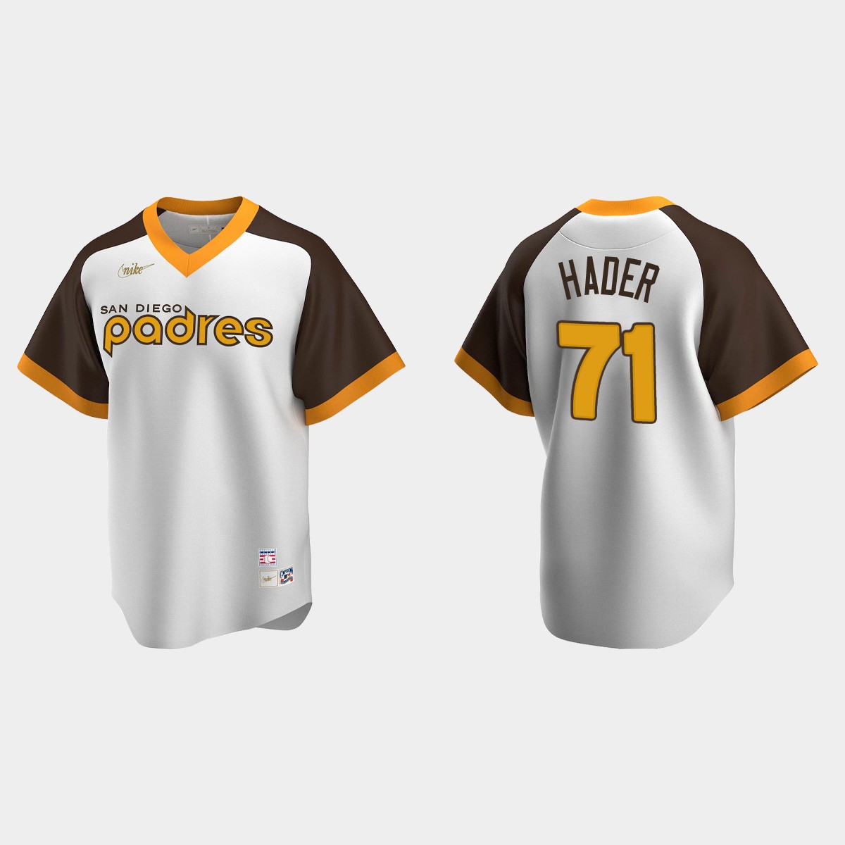 Josh Hader San Diego Padres Cooperstown Collection Home Jersey - White