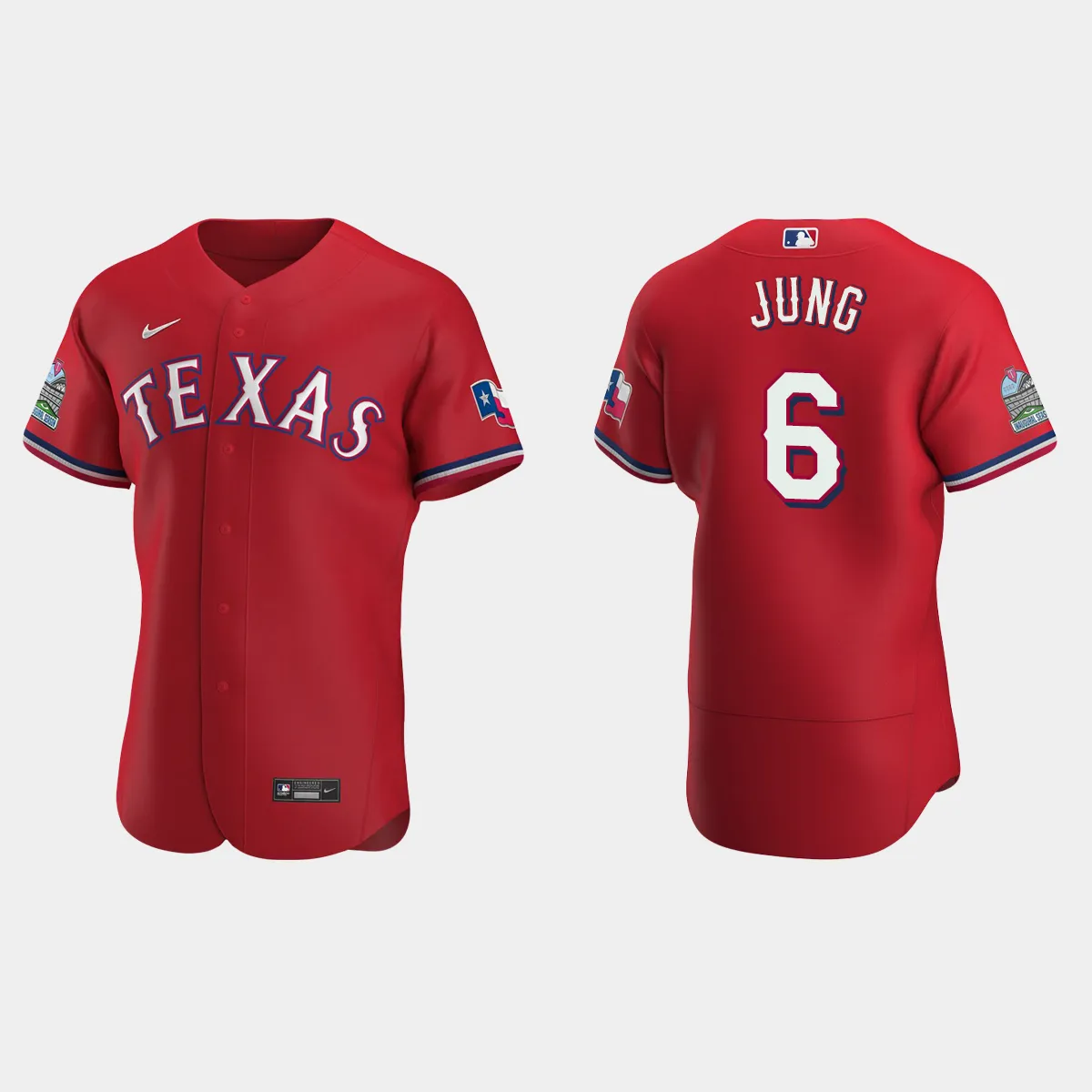 Josh Jung Texas Rangers Alternate Jersey - Scarlet