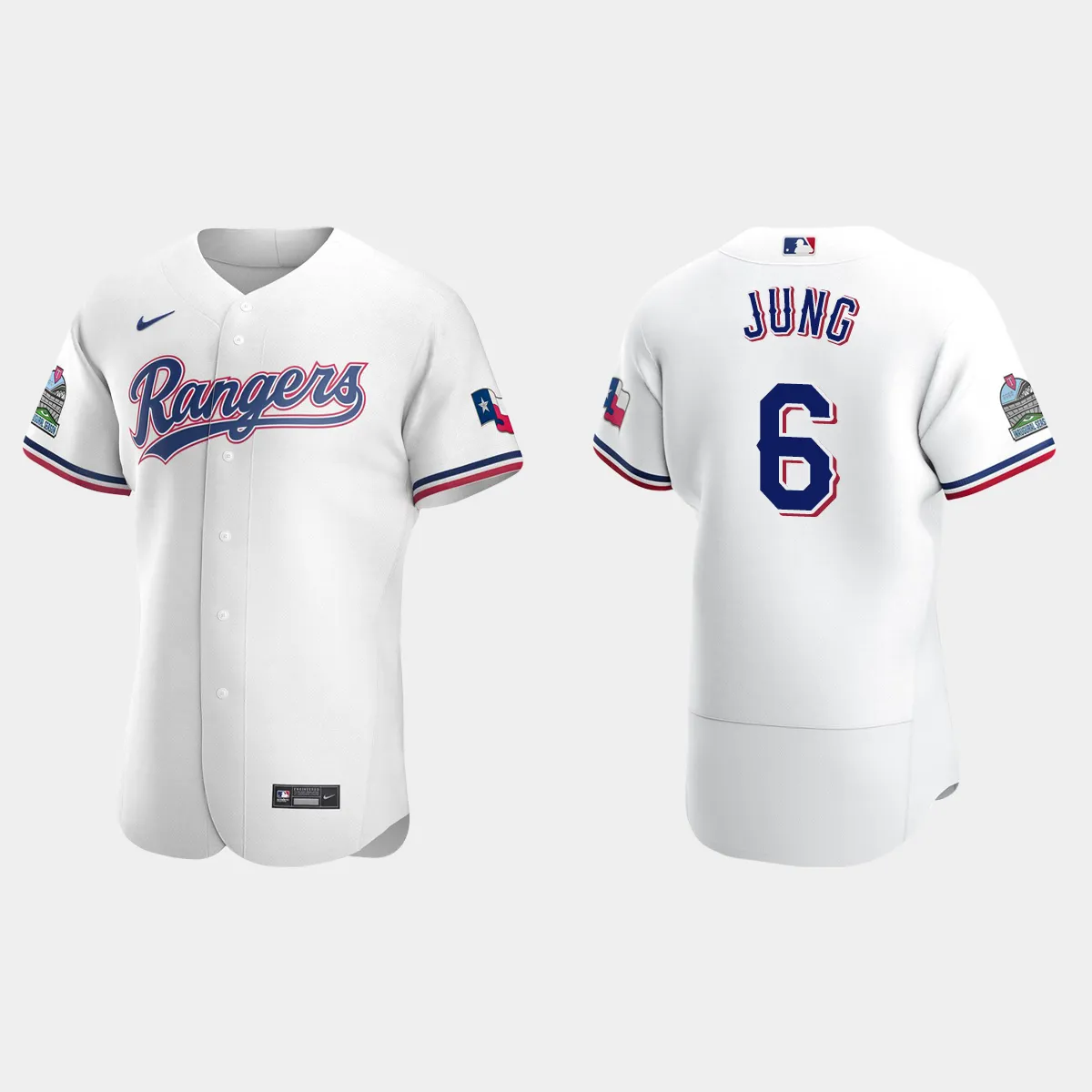 Josh Jung Texas Rangers Home Jersey - White