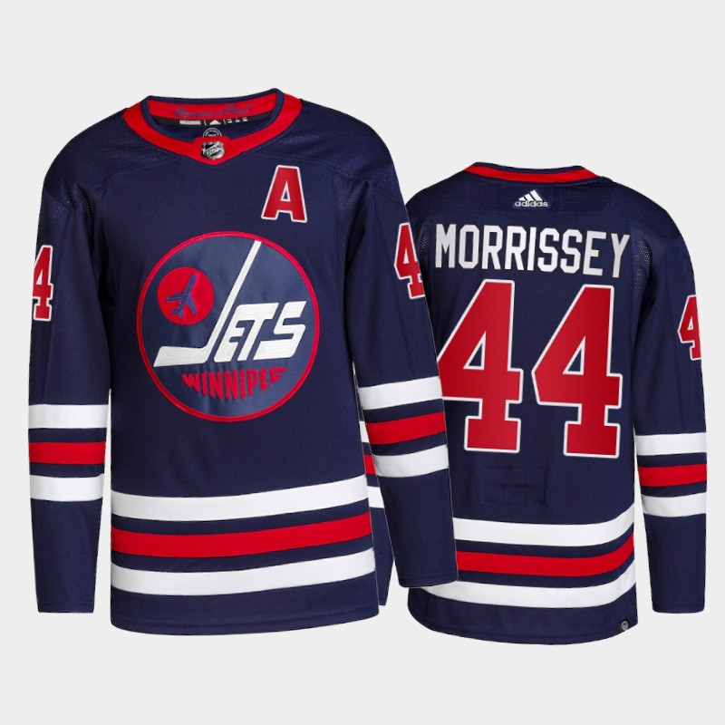 Josh Morrissey Winnipeg Jets Alternate Jersey 2021-22 Navy #44 Primegreen Pro Uniform