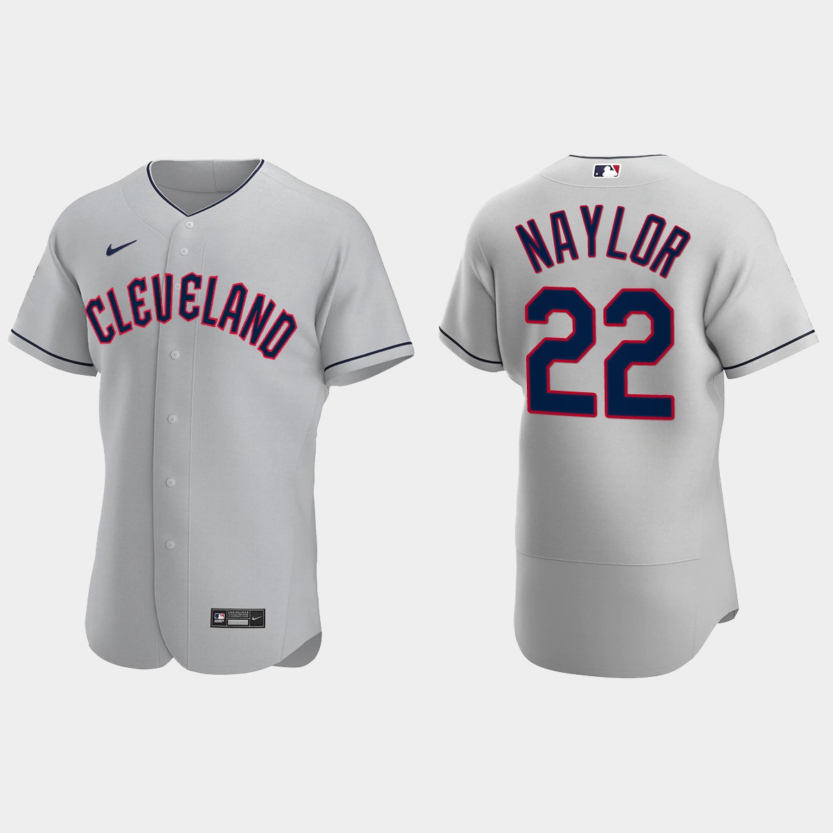 Josh Naylor Cleveland Guardians 2022 Road Jersey - Gray