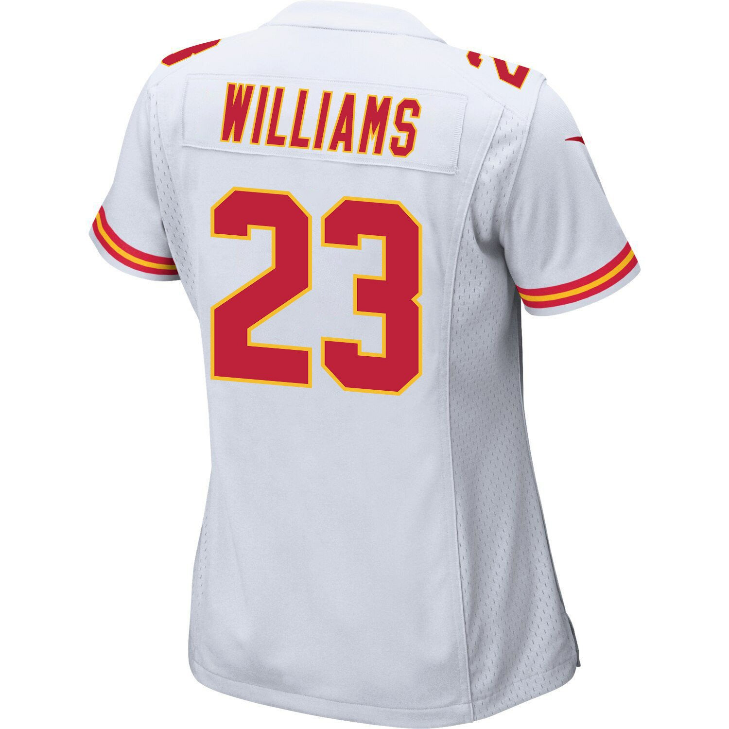 Joshua Williams 23 Kansas City Chiefs Super Bowl LVII Champions Women Game Stitched Jersey – White