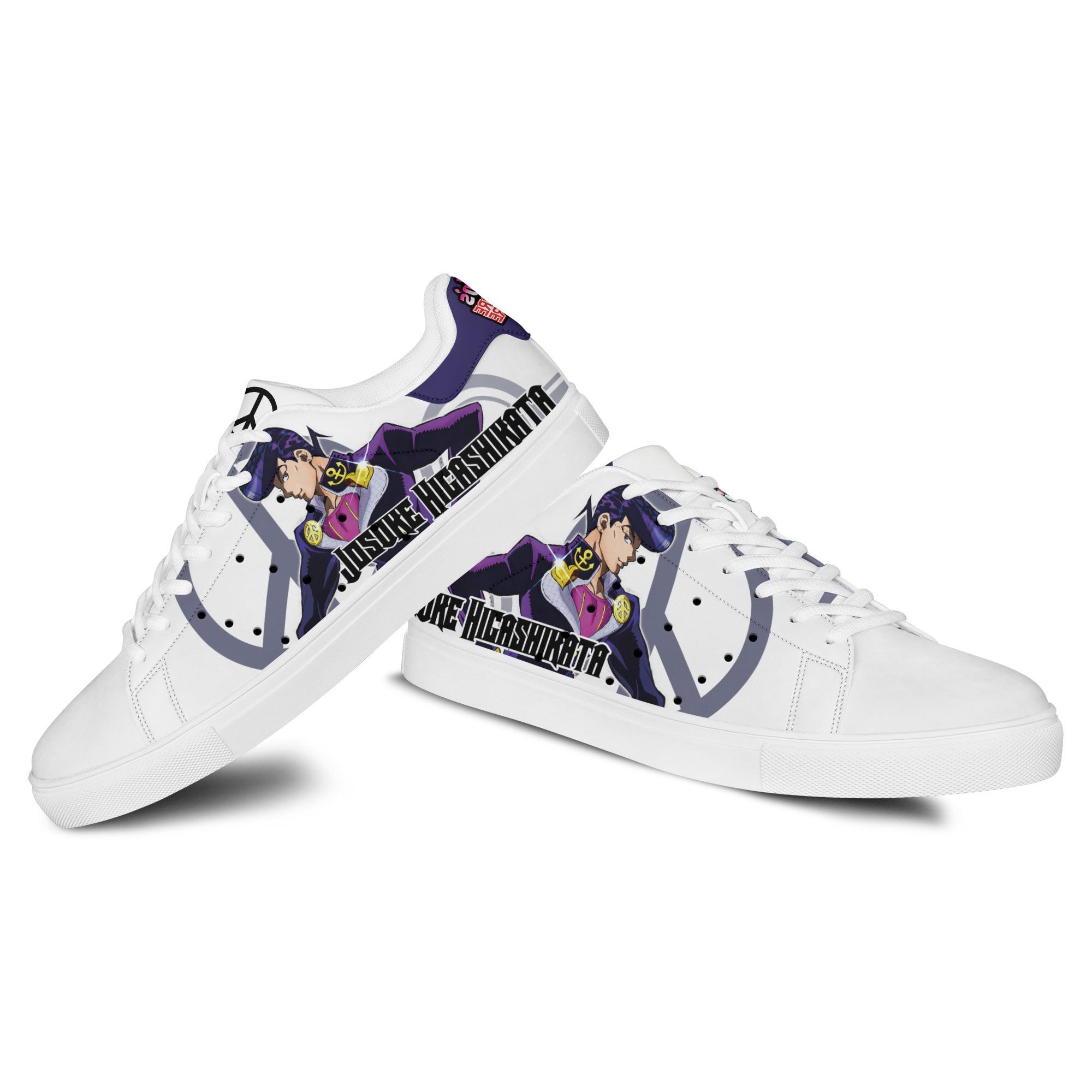 Josuke Higashikata Skate Sneakers Custom Anime Jojo’s Bizarre Adventure Shoes