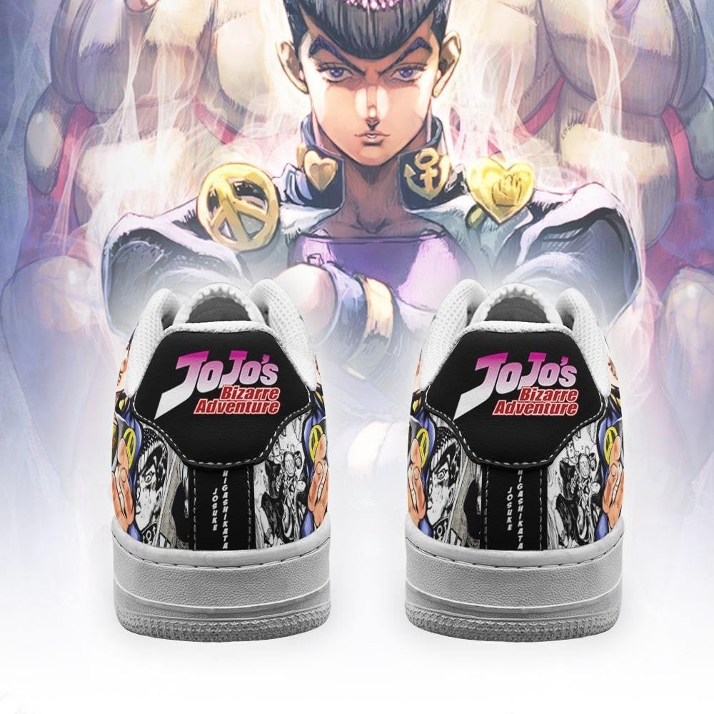 Josuke Higashikata Sneakers Manga Style JoJo’s Anime Shoes Fan Gift