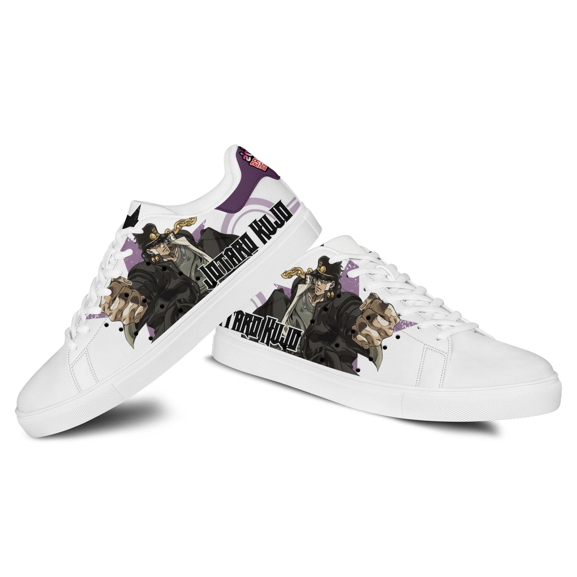 Jotaro Kujoh Skate Sneakers Custom Anime Jojo’s Bizarre Adventure Shoes
