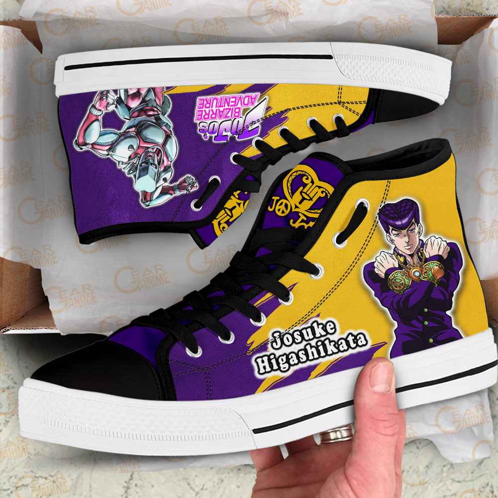 Jousuke Higashikata High Top Shoes JoJo’s Bizarre Adventure Anime Sneakers
