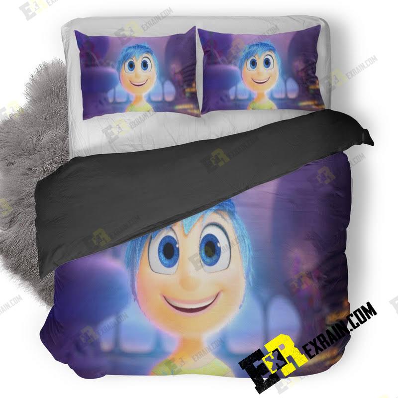 Joy In Inside Out Movie Wide 3D Customized Duvet Cover Bedding Set