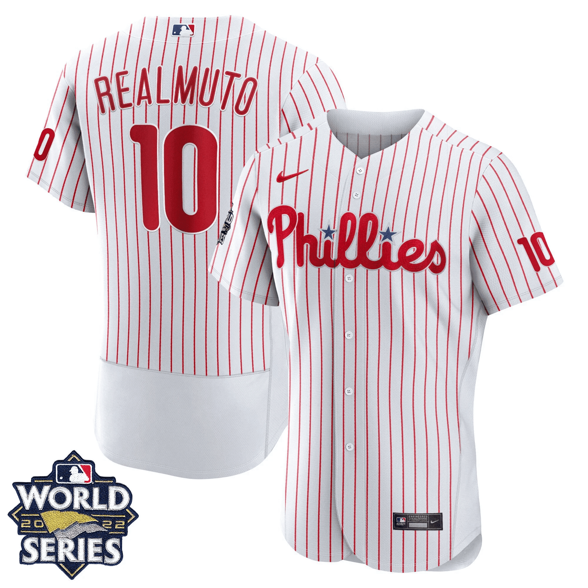 JT Realmuto Youth's Philadelphia Phillies Gold 2022 World Series Limited Flex Home Jersey - All Stitched