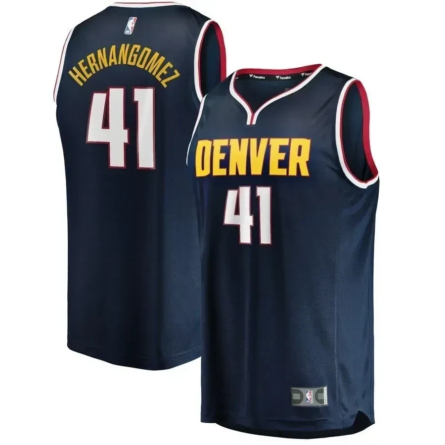 Juan Hernangomez Denver Nuggets Fast Break Player Jersey – Icon Edition – Navy