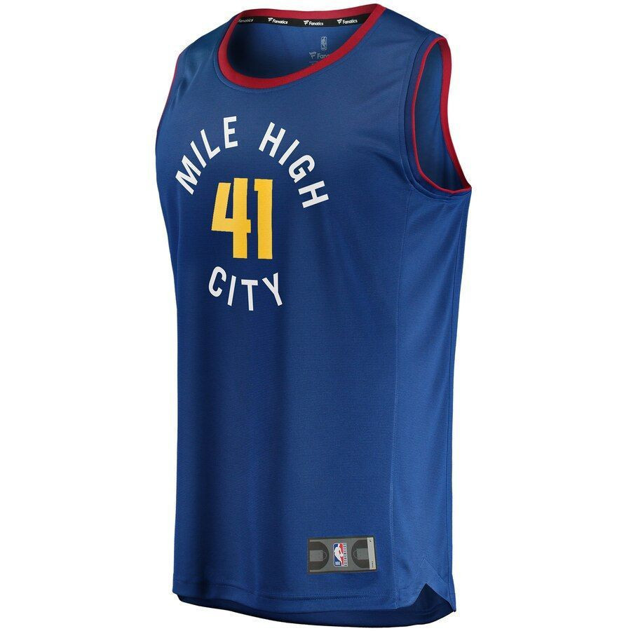 Juan Hernangomez Denver Nuggets Fast Break Player Jersey – Statement Edition – Blue
