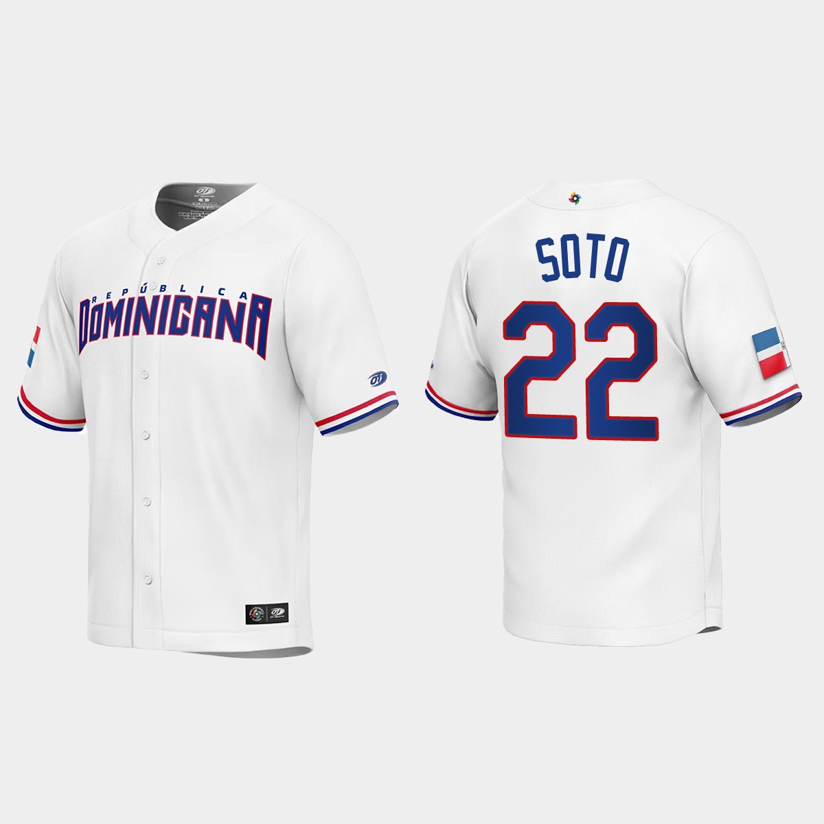 Juan Soto Dominican Republic 2023 World Classic Jersey - White
