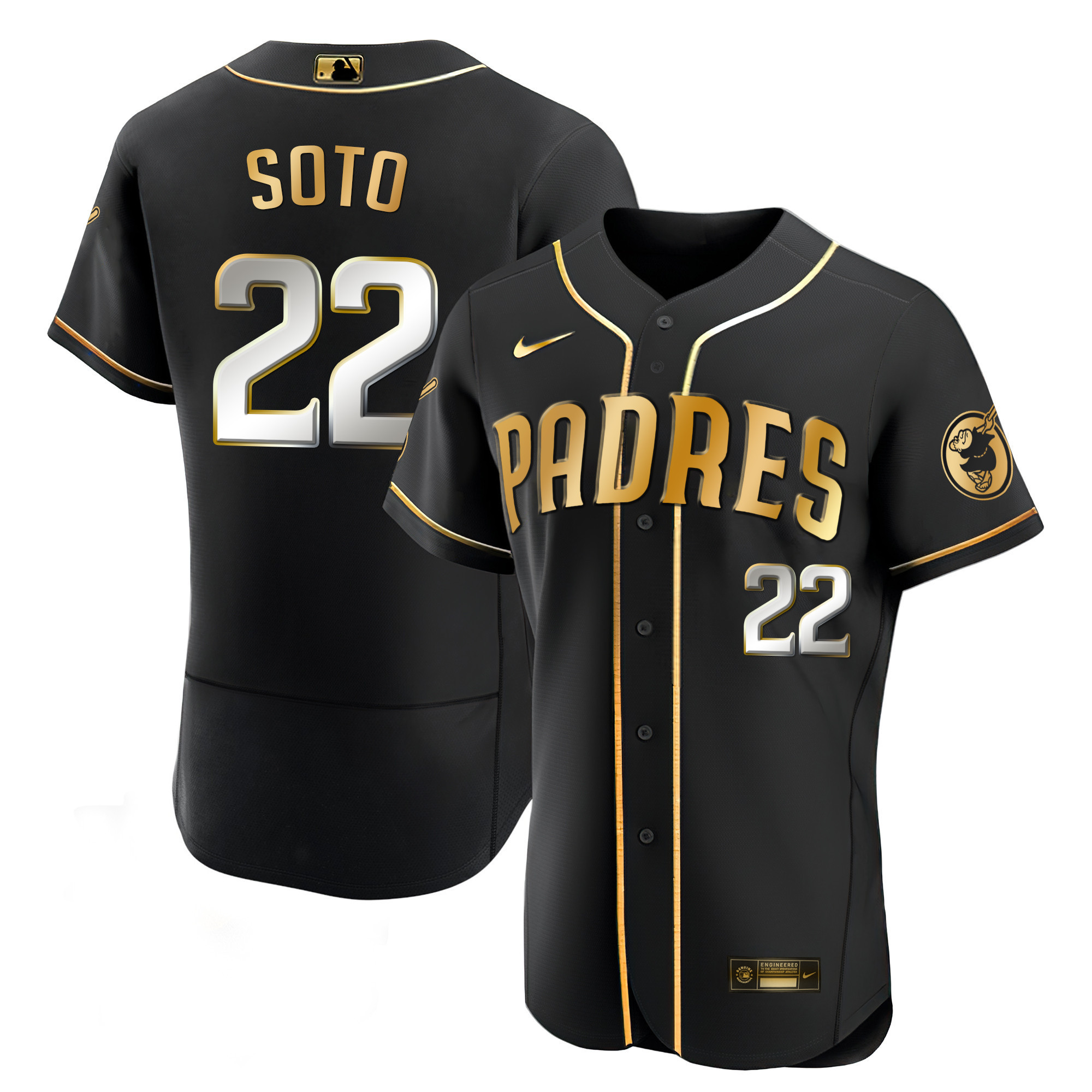 Juan Soto Men's San Diego Padres Black Limited Flex Black Limited Jersey - All Stitched