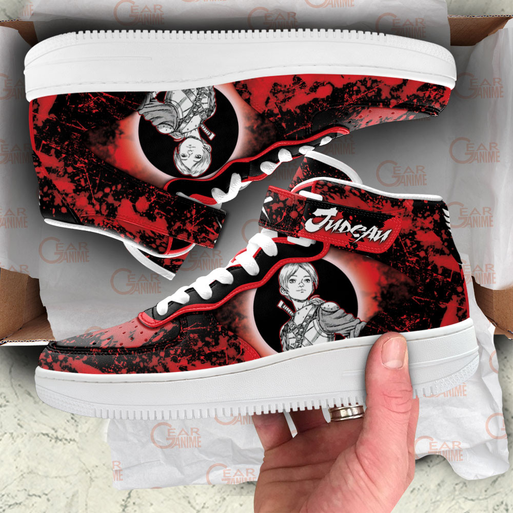 Judeau Sneakers Air Mid Custom Berserk Anime Shoes