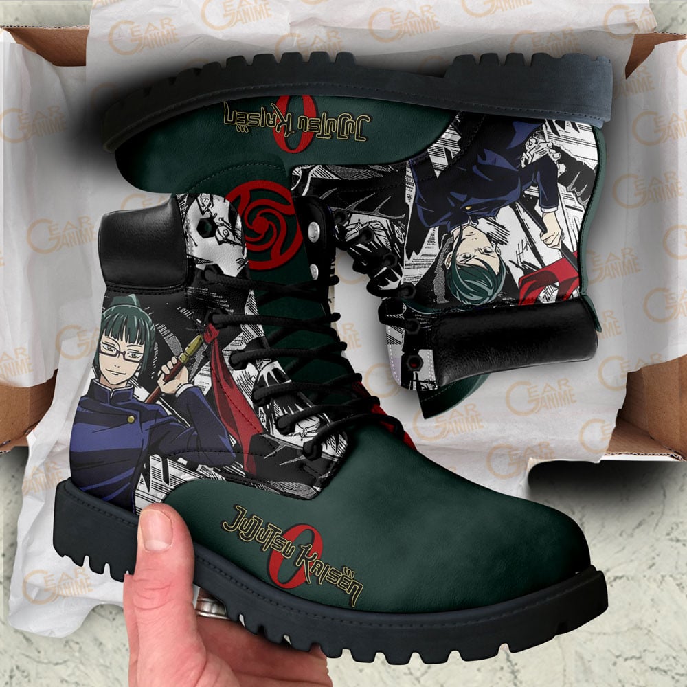 Jujutsu Kaisen Maki Zenin Boots Anime Custom Shoes