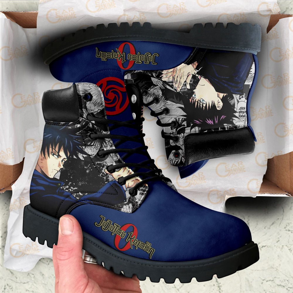 Jujutsu Kaisen Megumi Fushiguro Boots Anime Custom Shoes