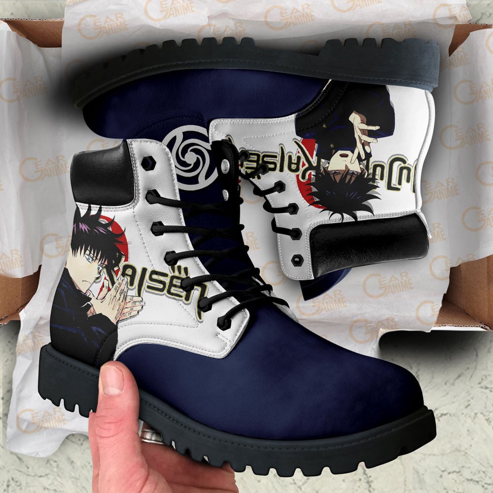 Jujutsu Kaisen Megumi Fushiguro Boots Anime Custom Shoes