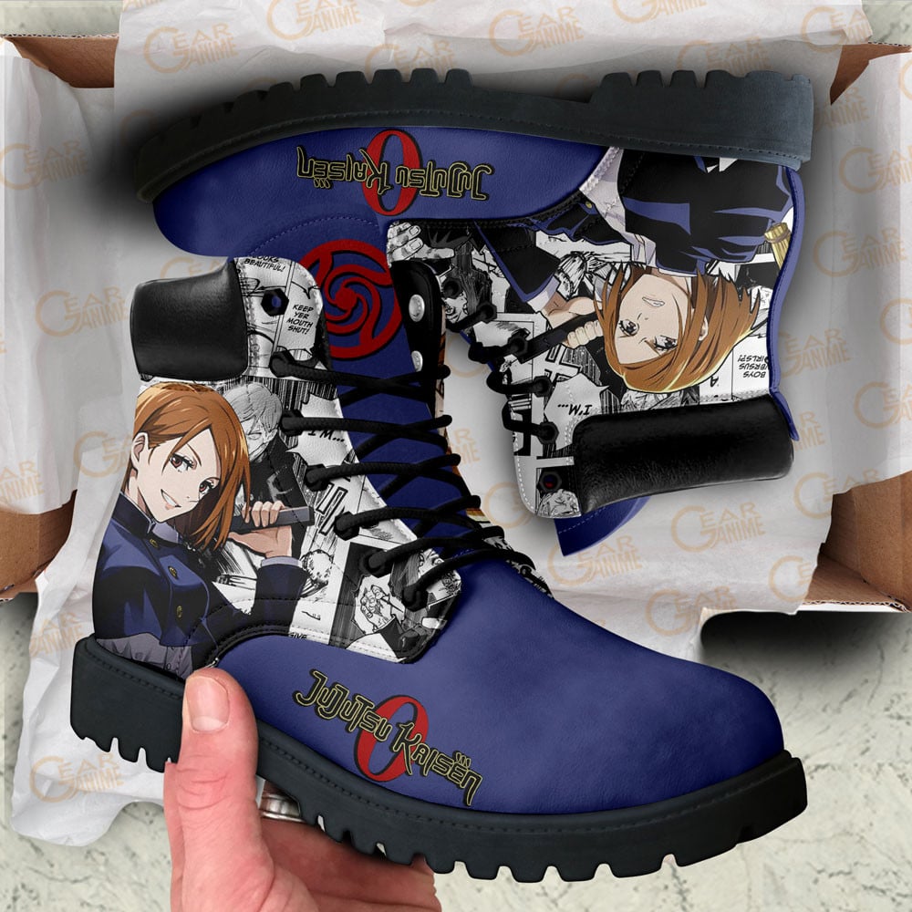 Jujutsu Kaisen Nobara Kugisaki Boots Anime Custom Shoes