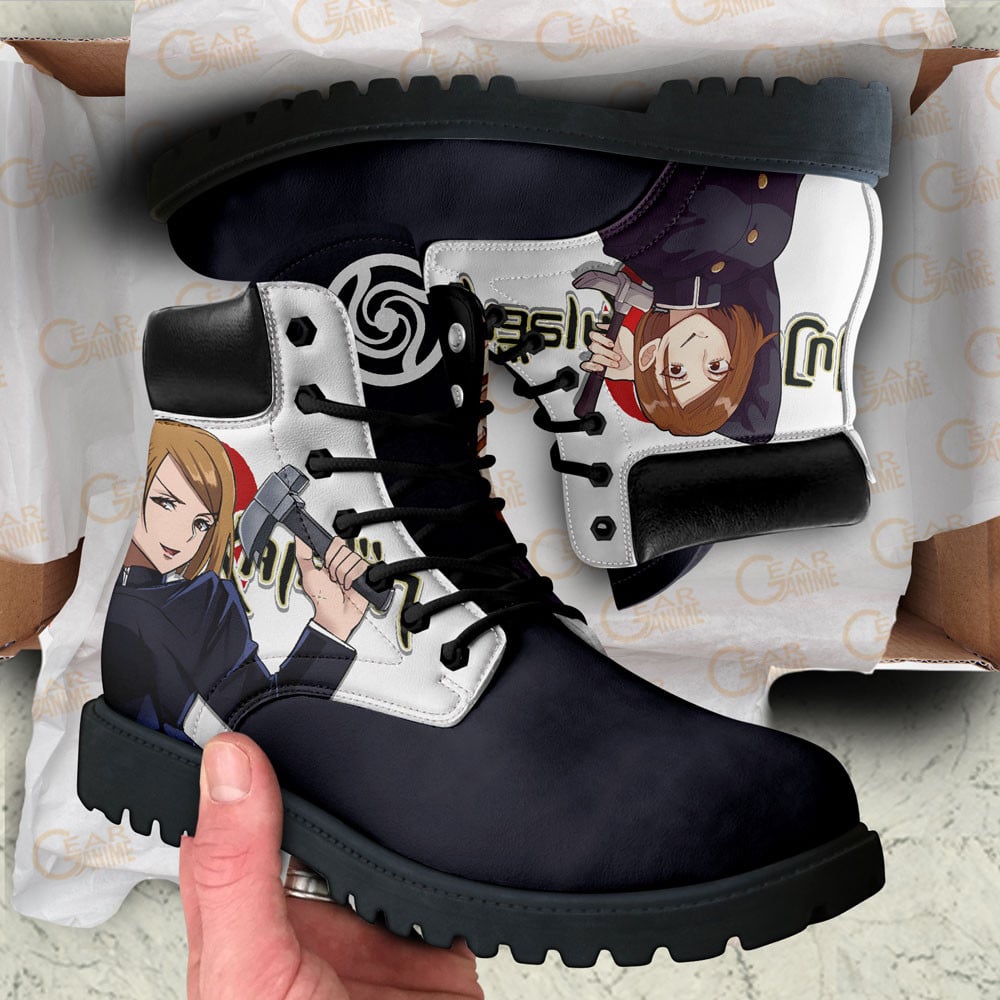 Jujutsu Kaisen Nobara Kugisaki Boots Anime Custom Shoes