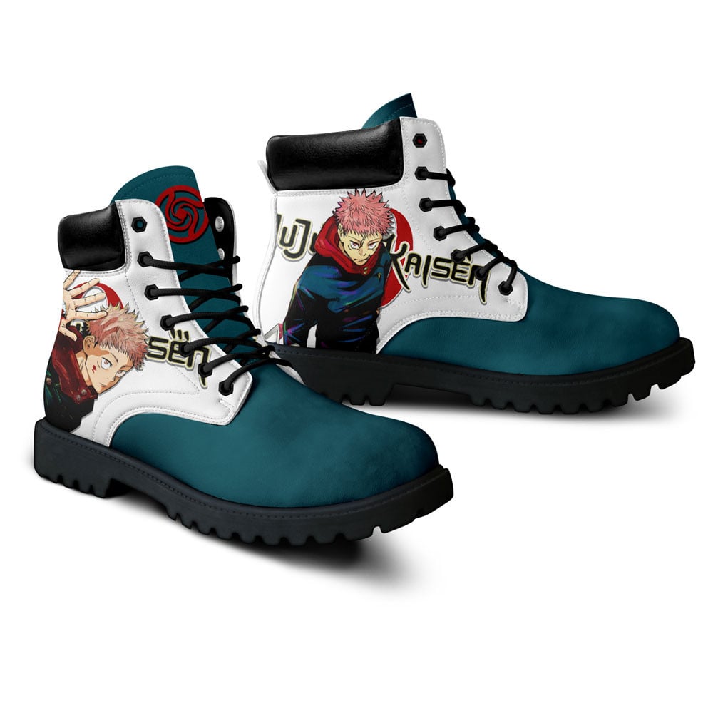 Jujutsu Kaisen Yuji Itadori Boots Anime Custom Shoes