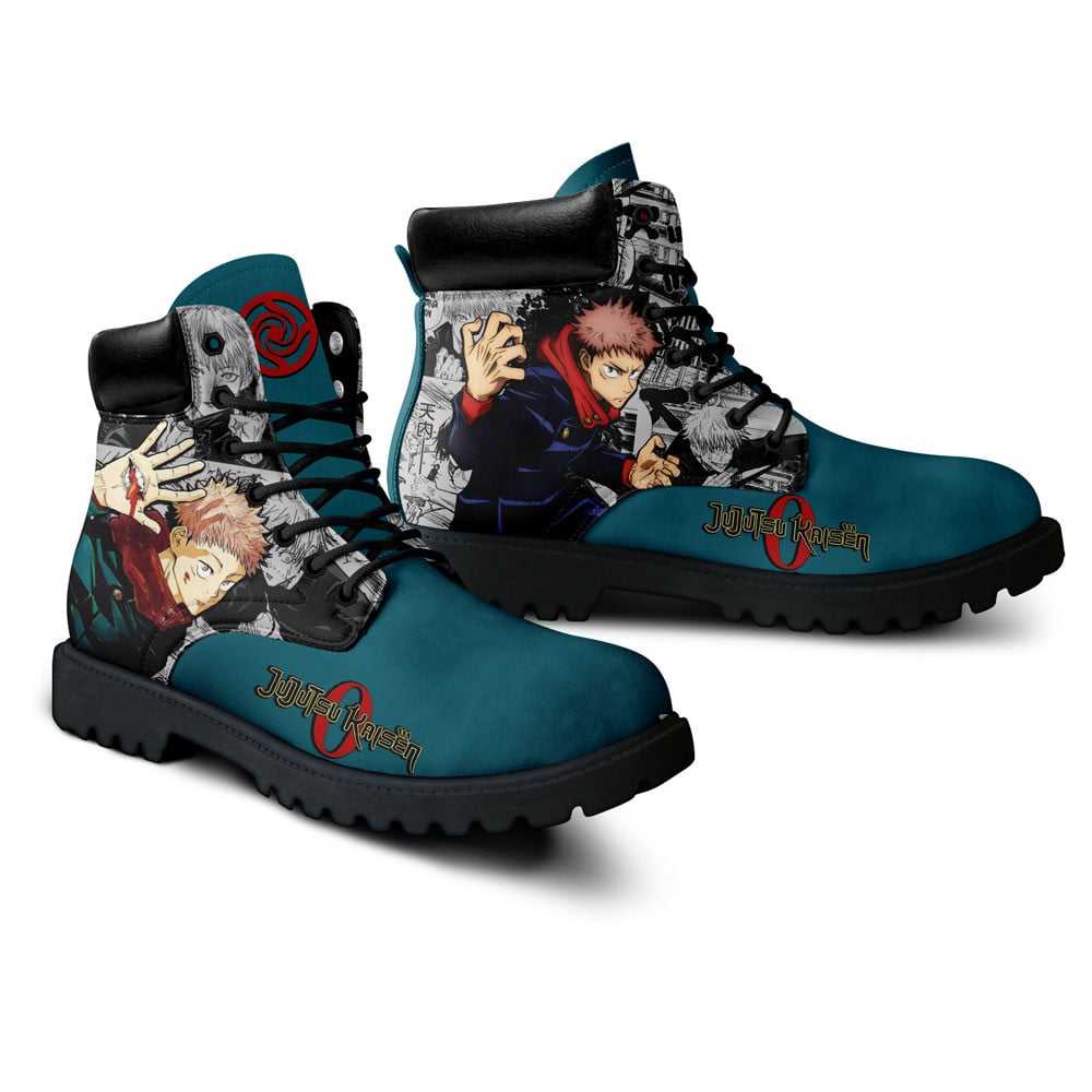 Jujutsu Kaisen Yuji Itadori Boots Anime Custom Shoes