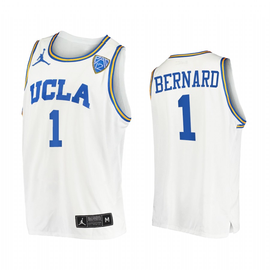 Jules Bernard UCLA Bruins White Jersey College Home