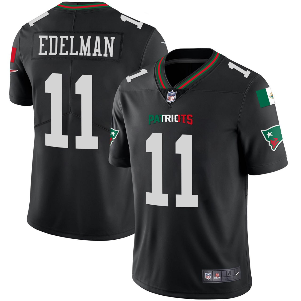 Julian Edelman New England Patriots Mexican Jersey - All Stitched 
