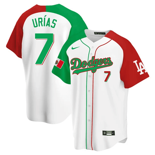 Julio Urías Men's Los Angeles Dodgers Mexican Heritage Mexican Heritage Night  Jersey - All Stitched