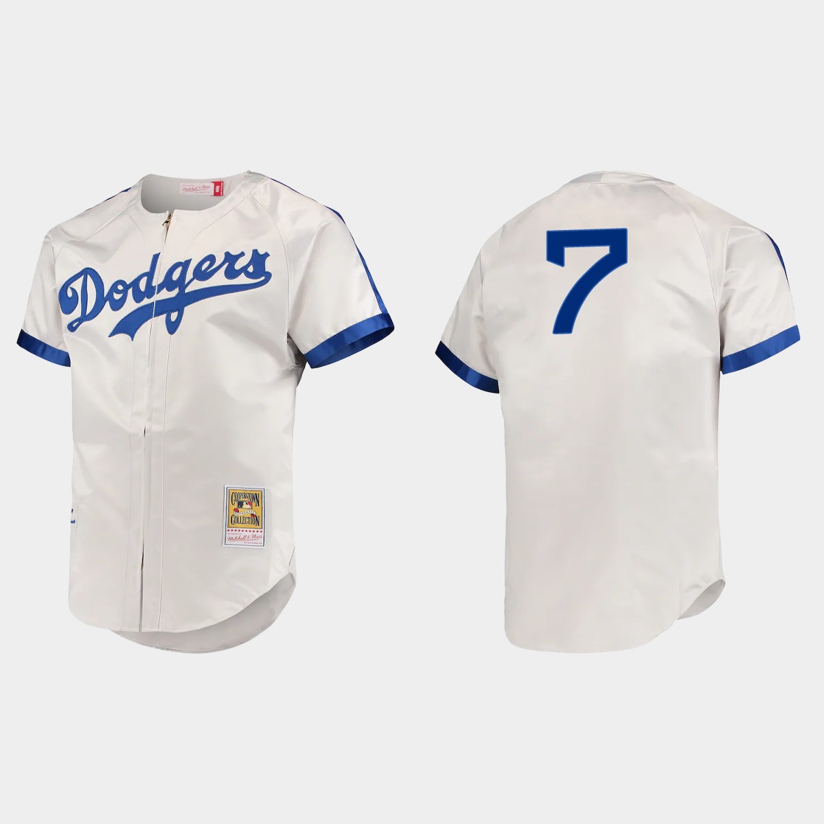Julio Urias Brooklyn Dodgers Cooperstown Jersey - Gray