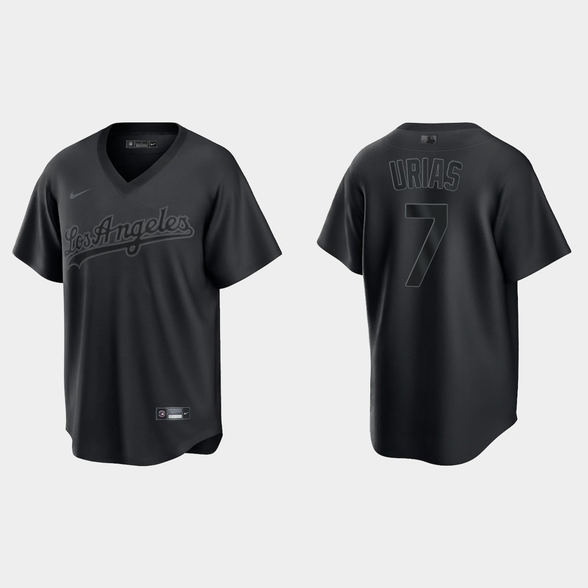 Julio Urias Los Angeles Dodgers Pitch Black Fashion Jersey - Black