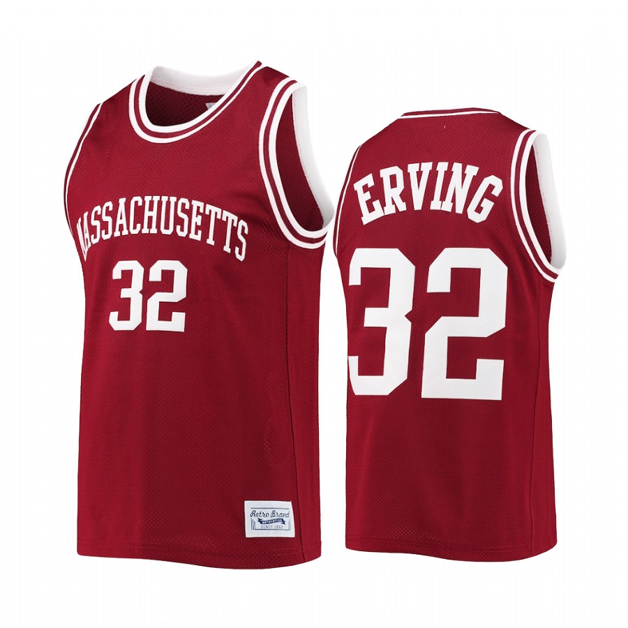 Julius Erving UMass Minutemen Maroon Jersey Commemorative Classic