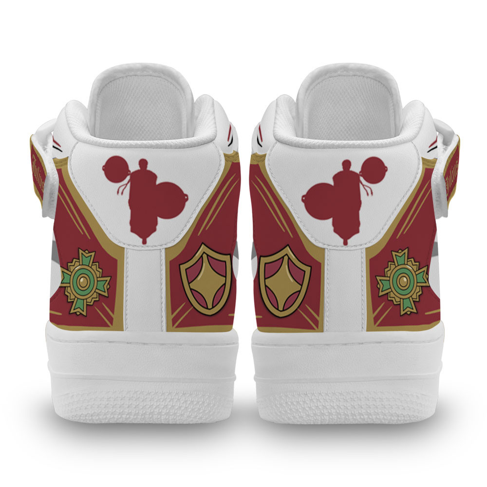 Julius Novachrono Sneakers Air Mid Custom Black Clover Anime Shoes