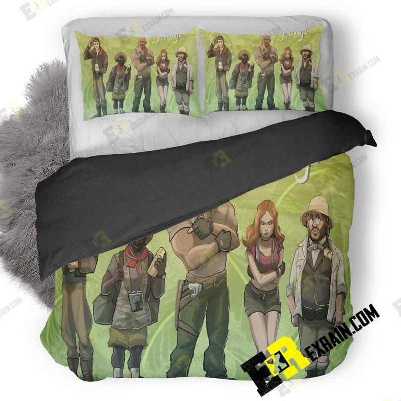 Jumanji Welcome To The Jungle 3D Customized Duvet Cover Bedding Set